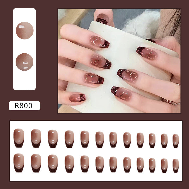 TN31- Crimson Kiss Press-On Nails 24pcs