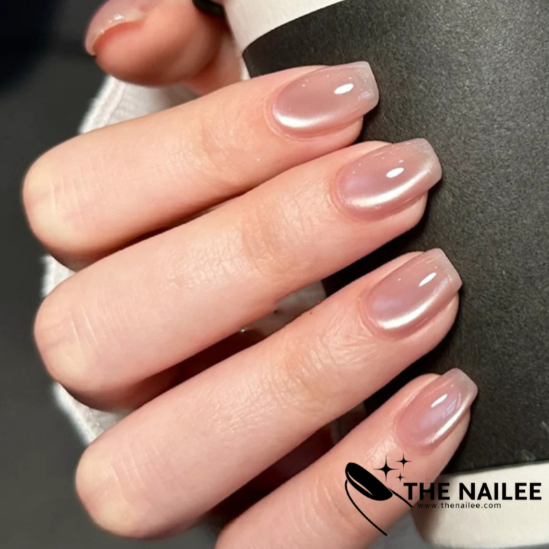 TN30 - Milky Glaze Press-On Nails 24 Pcs