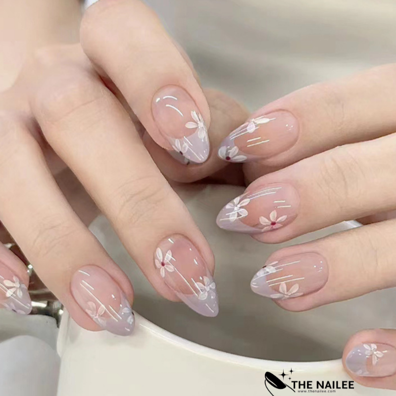 TN37 - Bloom Milky Almond Press-On Nails | 24 Pcs