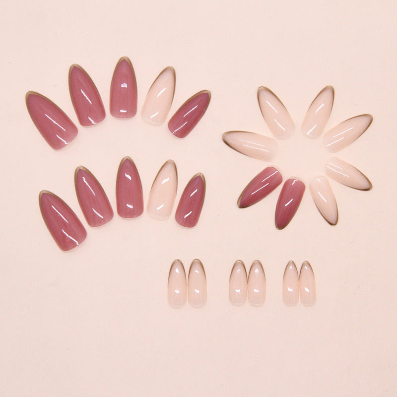 TN34 - Mauve Fade Chrome- Press-On Nails (24pc)