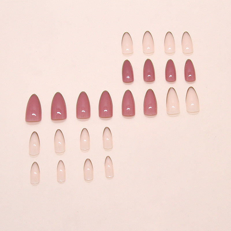 TN34 - Mauve Fade Chrome- Press-On Nails (24pc)
