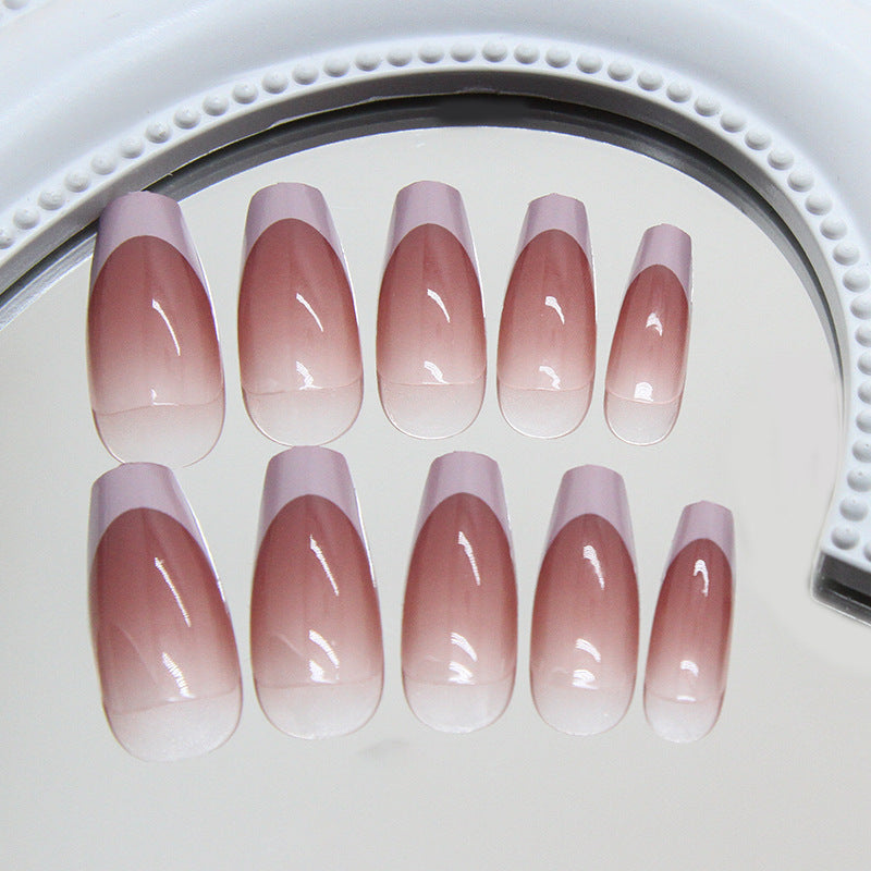 TN51- Mauve Ombré Square Press-On Nails | 24 Pcs
