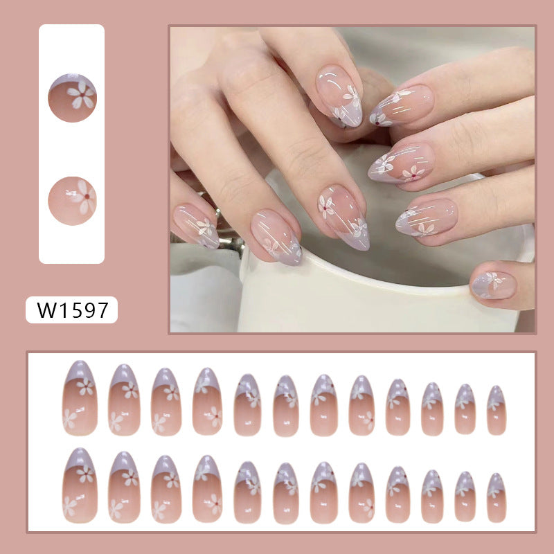 TN37 - Bloom Milky Almond Press-On Nails | 24 Pcs