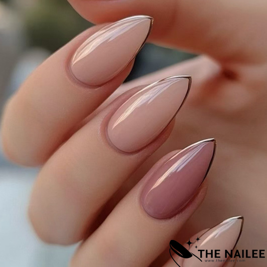 TN34 - Mauve Fade Chrome- Press-On Nails (24pc)